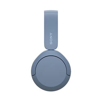 Sony WH-CH520 Wireless Bluetooth Headphones with Mic, Up to 50Hrs Battery-Blue