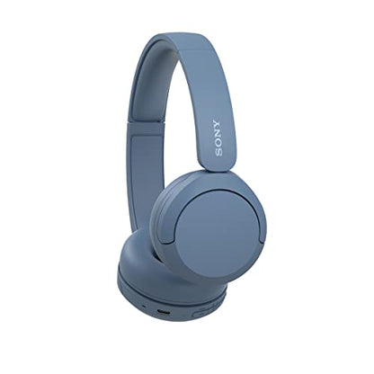 Sony WH-CH520 Wireless Bluetooth Headphones with Mic, Up to 50Hrs Battery-Blue