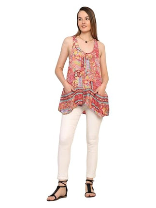 KE KANHA EXPORTS top Stylish Women Tops Multi-Neck Option-Round,v-Neck,Boat Neck Loose fit Variety of Sleeves Tops Boho Floral Western top fit to All Women Shape