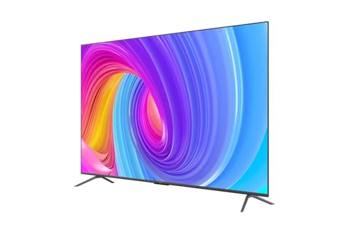 TCL 139 cm (55 inches) 4K Ultra HD Smart QLED Google TV 55C61B (Black)