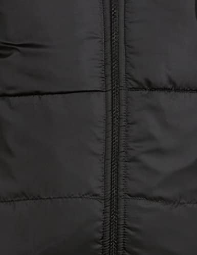 Men's Regular Fit Quilted Bomber Jacket with Detachable Hood - Winter Warm, Insulated Lining, Ribbed Cuffs, and Stylish Design