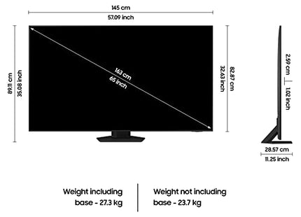 Samsung 163 cm (65 inches) 4K Ultra HD Smart Neo QLED TV QA65QN85CAKLXL (Titan Black) 