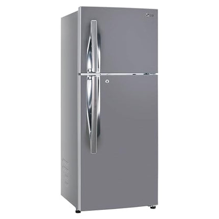 LG 242 L 3 Star Smart Inverter Frost-Free Double Door Refrigerator (GL-I292RPZX, Shiny Steel, Door Cooling+) 