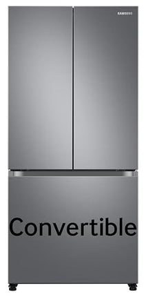 Samsung 550 L, Convertible, Digital Inverter, Frost Free French Door Refrigerator (RF57A5032S9/TL, Silver, Refined Inox) 