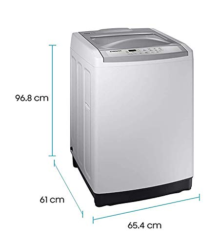 Samsung 9 kg, 5 star, Ecobubble, Wi-Fi, Digital Inverter, Soft Closing Door, Fully-Automatic Top Load Washing Machine (WA90BG4542BDTL, Versailles Gray)