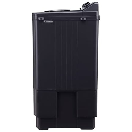 LG 11 Kg 5 Star Wind Jet Dry Rat Away Technology Semi-Automatic Top Loading Washing Machine (P1155SKAZ, Roller Jet Pulsator, Punch + 3, Middle Black) 