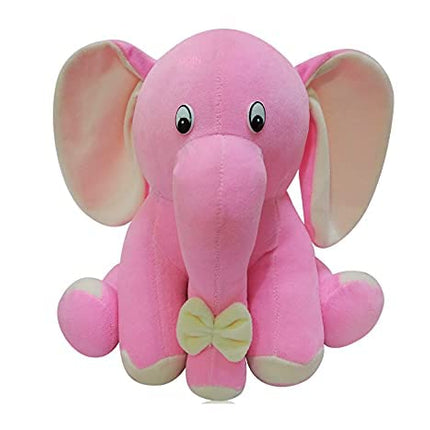 Future Shop Pack of 4 Elegant Soft Toys Combo Set Appu Elephant (25 cm), Penguin(20 cm), White Rabbit(28 cm), Setting Dog Mini (25cm) for Kids