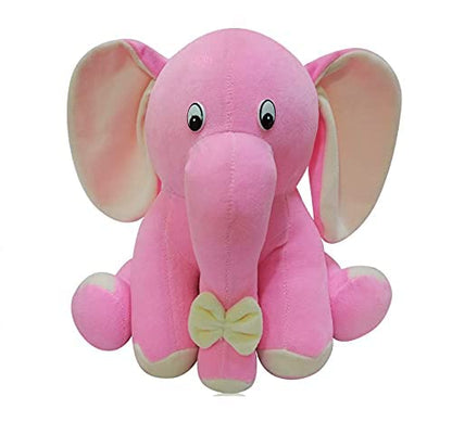 Future Shop Pack of 4 Elegant Soft Toys Combo Set Appu Elephant (25 cm), Penguin(20 cm), White Rabbit(28 cm), Setting Dog Mini (25cm) for Kids