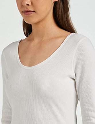 Jockey 2503 Women's Super Combed Cotton Rich Three Quarter Sleeve Thermal Tailored Fit Top with Stay Warm Technology