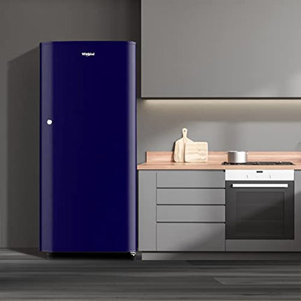 Whirlpool 184 L 2 Star Direct-Cool Single Door Refrigerator (205 WDE CLS 2S SAPPHIRE BLUE-Z, Blue,2023 Model) 