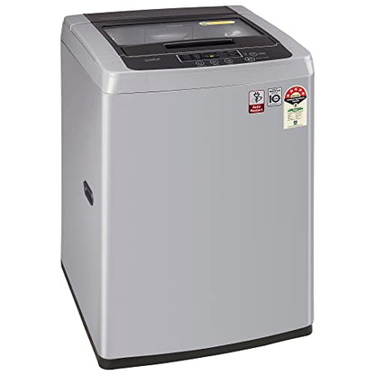 LG 7 Kg 5 Star Smart Inverter Technology Fully Automatic Top Load Washing Machine (2025 Model, T70VBMB1Z, Auto Prewash, Turbodrum, Stainless Steel drum, LED Display, Smart Diagnosis Middle Black)