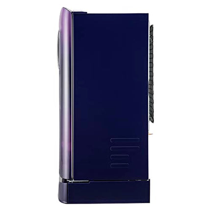 LG 185 L 5 Star Inverter Direct-Cool Single Door Refrigerator (GL-D201APZU, Shiny Steel, Base stand with drawer)