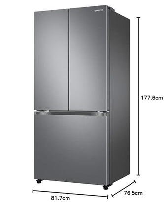 Samsung 550 L, Convertible, Digital Inverter, Frost Free French Door Refrigerator (RF57A5032S9/TL, Silver, Refined Inox) 