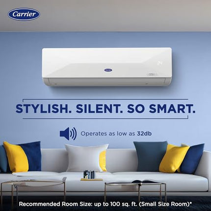 Carrier 1 Ton 5 Star Wi-Fi Smart Flexicool Inverter Split AC (Copper, Convertible 6-in-1 Cooling,Smart Energy Display,HD & PM 2.5 Filter, 2025 Model,ESTER EDGE FXi (Wi-Fi), CAI12EE5R35W0,White) 