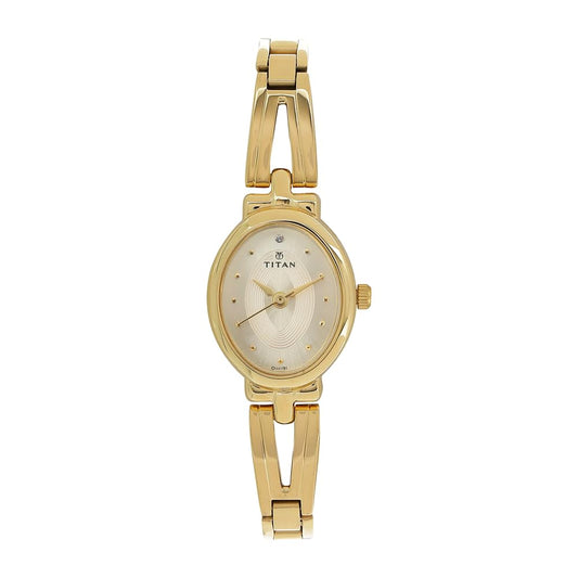 Titan Karishma Revive Analog Champagne Dial Women's Watch-NL2594YM01