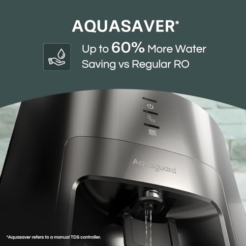 Aquaguard Sure Delight NXT RO+UV Water Purifier | Free Service Plan worth ₹2000 | India’s #1 Water Purifier | Suitable for Borewell, Tanker & Municipal Water | 30x Impurity Removal vs Local Purifiers