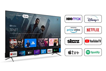 TCL 138.7 cm (55 inches) 4K Ultra HD Smart QLED Google TV 55C635 (Black) 