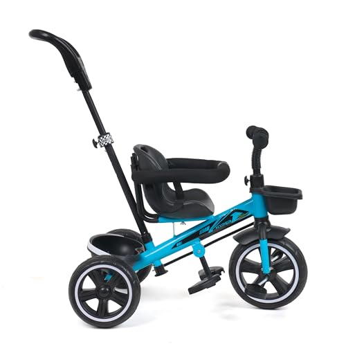 Luusa TFT Hyper 500 PRO Canopy/Plug N Play Trike/Baby Tricycle with Parental Control for 1 Years to 4 Years Boys/Girls/Carrying Capacity Upto 30kgs Proudly Made in India,Pink,Black