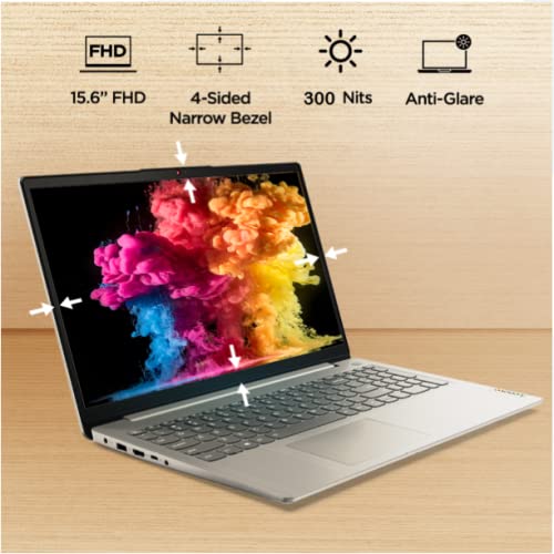 Lenovo IdeaPad Slim 3 2021 11th Gen Intel Core i3 15.6 FHD Thin & Light Laptop (8GB/256GB SSD/Windows 10/MS Office/2 Year Warranty/Arctic Grey/1.65Kg), 82H801CUIN