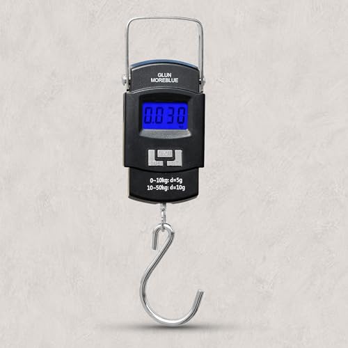 GLUN® Electronic Portable Digital LED Screen Luggage Weighing Scale, 50 kg/110 Lb For Multi-Purpose Use.