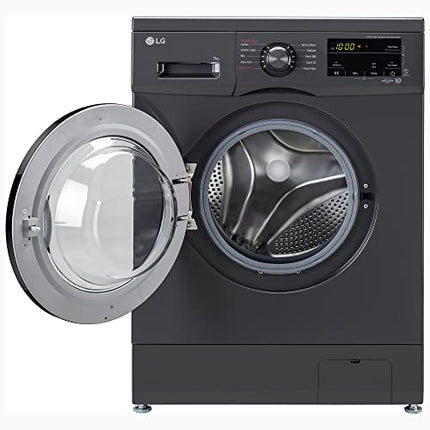 LG 7 Kg, 5 Star, Direct Drive Technology, Steam Wash, 6 Motion DD, Smart Diagnosis, Fully-Automatic Front Load Washing Machine (FHM1207SDM, Allergy Care, In-Built Heater, Touch Panel, Middle Black) 