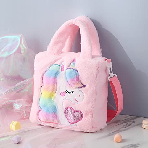 ADISA Unicorn Toddler Bag Princess Cute Crossbody Handbags Gift for Girls