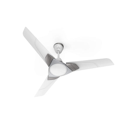 Polycab Aereo Plus Star Rated, 1200mm Ceiling Fan For Home | 100% Copper, High Speed & Air Delivery | Saves Up To 33% Electricity, Rust-Proof Aluminium Blades, 52 Watt | 3 Years Warranty【Lilac Silver】