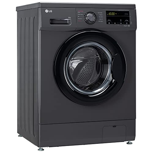 LG 7 Kg, 5 Star, Direct Drive Technology, Steam Wash, 6 Motion DD, Smart Diagnosis, Fully-Automatic Front Load Washing Machine (FHM1207SDM, Allergy Care, In-Built Heater, Touch Panel, Middle Black)