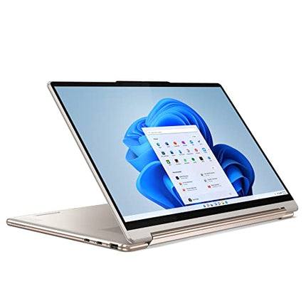 Lenovo Yoga 9 13th Gen Intel Evo i7 1360P 14"(35.56cm) 4K OLED 2-in-1 400Nits Laptop (16GB/1TB SSD/Win 11/Office 2021/Backlit KB/Pen 2.0/1Yr Warranty/Alexa/3 Month Game Pass/Oatmeal/1.4Kg) 83B1004XIN 