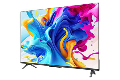 TCL 139 cm (55 inches) 4K Ultra HD Smart QLED Google TV 55C61B (Black)