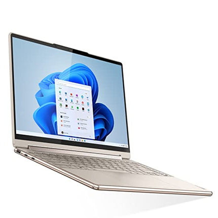 Lenovo Yoga 9 13th Gen Intel Evo i7 1360P 14"(35.56cm) 4K OLED 2-in-1 400Nits Laptop (16GB/1TB SSD/Win 11/Office 2021/Backlit KB/Pen 2.0/1Yr Warranty/Alexa/3 Month Game Pass/Oatmeal/1.4Kg) 83B1004XIN 