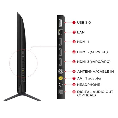 TCL 139 cm (55 inches) 4K Ultra HD Smart QLED Google TV 55C61B (Black)