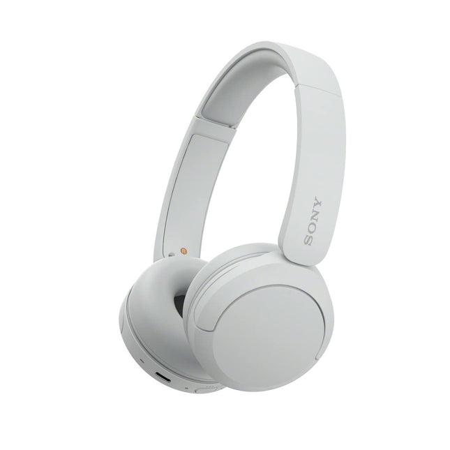 Sony WH-CH520 Wireless Bluetooth Headphones with Mic, Up to 50Hrs Battery-White 