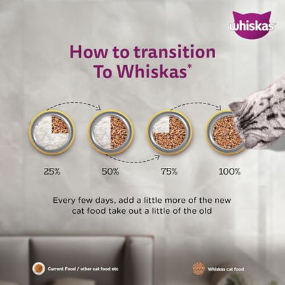 Whiskas Junior Kitten (2-12 Months) Wet Cat Food, Tuna in Jelly, 80 g, Hydrating Food Made With Real Fish, 100% Complete & Balanced Nutrition for Kittens