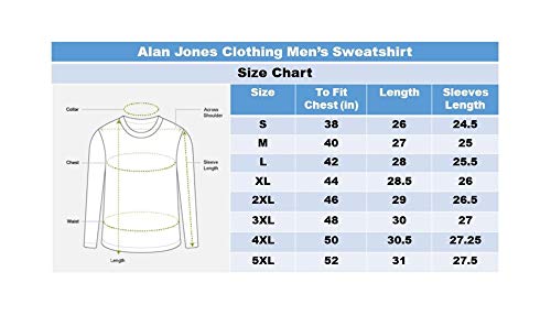 Alan Jones Clothing Men's Cotton Hooded Sweatshirt