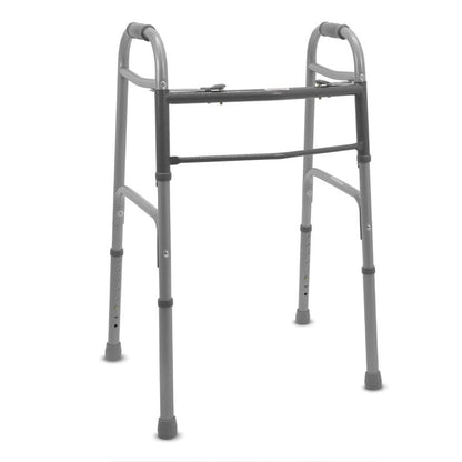 KosmoCare Premium Imported Light Weight Aluminum Height Adjustable Folding Walker 2 - Silver