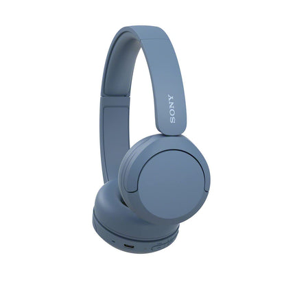 Sony WH-CH520 Wireless Bluetooth Headphones with Mic, Up to 50Hrs Battery-Blue 