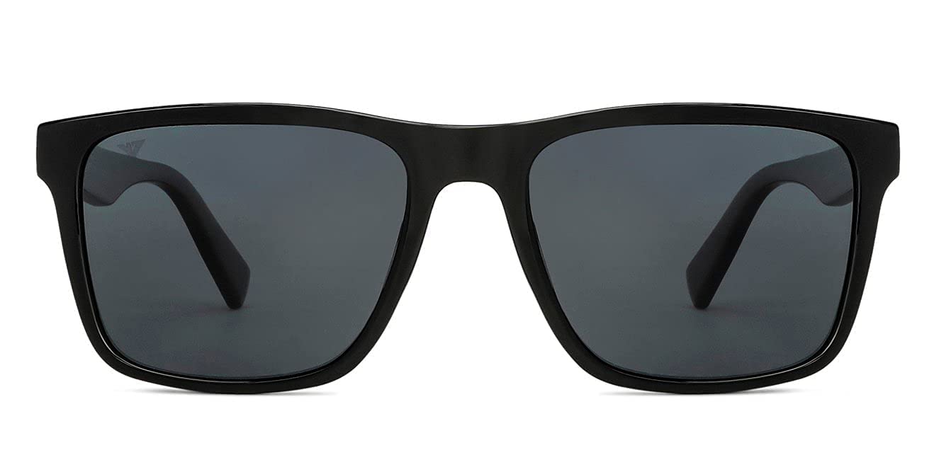 VINCENT CHASE EYEWEAR By Lenskart | Full Rim Square Sunglasses | Polarized And 100% UV Protected|Men & Women| Vc S13973