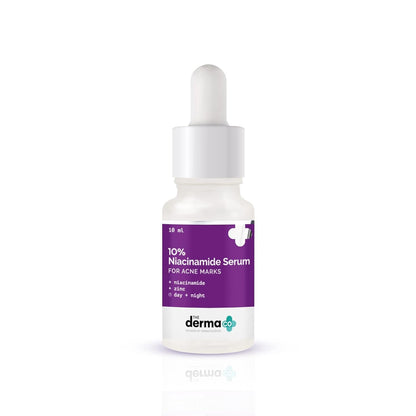 The Derma Co Oil Control 10% Niacinamide Face Serum with Zinc | Fades Acne Marks & Dark Spots | Controls Sebum production | 30 ml