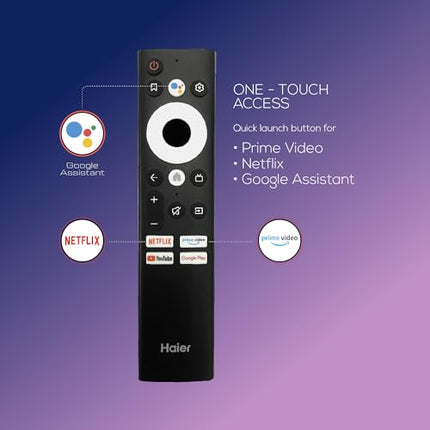 Haier 109cm (43 inches) Full HD Smart LED Google TV LE43W400G (Black) 