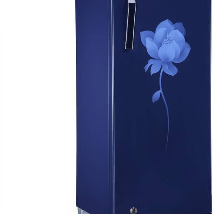 Kelvinator 190 Litres 2 Star Direct Cool Single Door Refrigerator (Dark Blue, KRD-A210DBP)