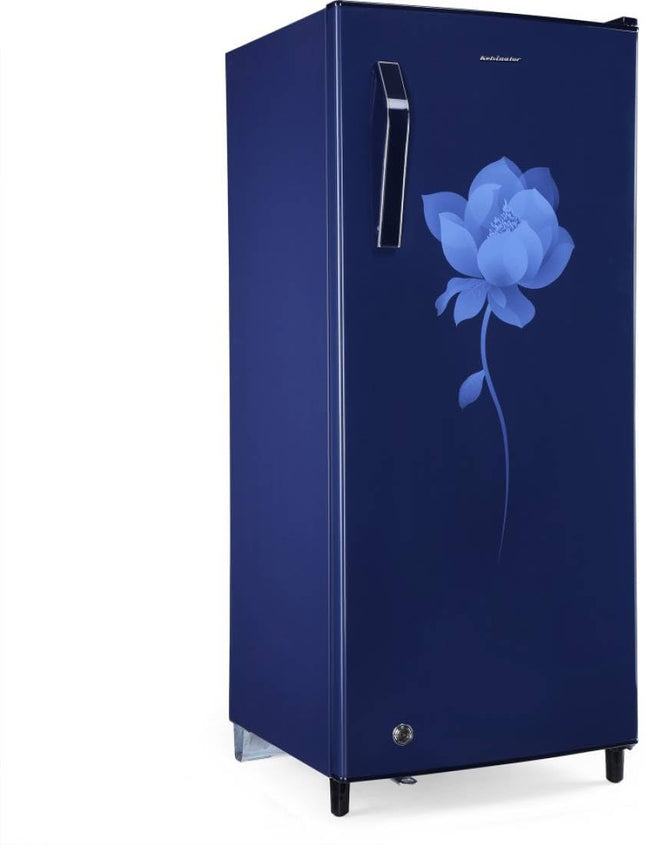 Kelvinator 190 Litres 2 Star Direct Cool Single Door Refrigerator (Dark Blue, KRD-A210DBP) 