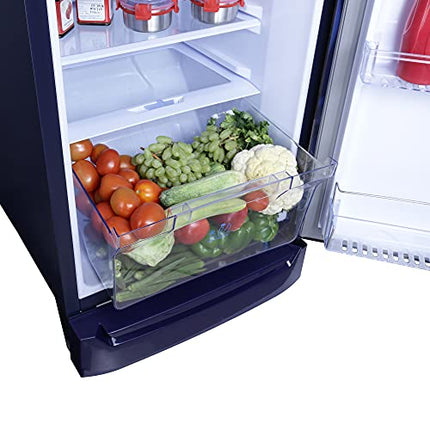 Godrej 180 L 4 Star Turbo Cooling Technology, With 24 Days Farm Freshness Direct Cool Single Door Refrigerator(2023 Model, RD EDGENEO 207D THF AQ BL, Aqua Blue)