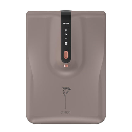 Havells Siphon Water Purifier (Grey & Copper), RO+UF, Copper+Zinc+Minerals, 5 Year Free Service, 7 Stage, 6.5L, Suitable for Borwell, Tanker & Municipal Water,Upto 2000 TDS, 33% Higher Water Recovery 