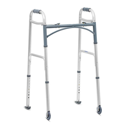 KosmoCare Deluxe Folding Walker with 5" castors