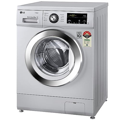 LG 6.5 Kg, 5 Star, Direct Drive Technology, Steam Wash, 6 motion DD, Smart Diagnosis, Fully Automatic Front Load Washing Machine (FHM1065SDW, Allergy Care, In-Built Heater, Touch Panel, White)