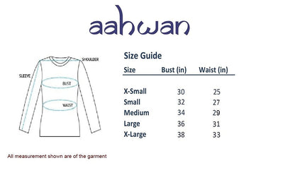 Aahwan Women's & Girl'S Solid Full Sleeve Slim Fit Crop Top