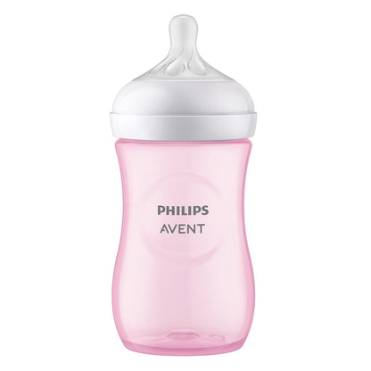 Philips Avent Natural Baby Feeding Bottle | No.1 Brand Recommended by Moms Worldwide | Ideal for 1 months+| Natural Response Technology Mimics Breastfeeding | Uniquely Designed Nipple releases milk only when baby drinks | Pack of 2| SCY903/02