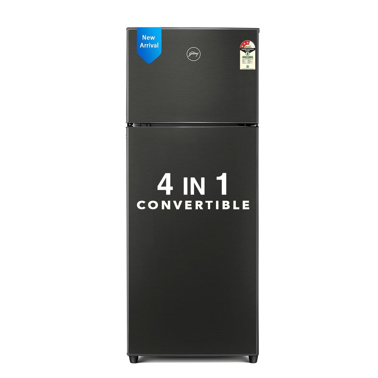 Godrej 238 L 3 Star With 95%+ Food Surface Disinfection with Nano Shield Technology Inverter Frost Free Double Door Refrigerator Appliance (RF EON 253C RI ST GL, Steel Glow)