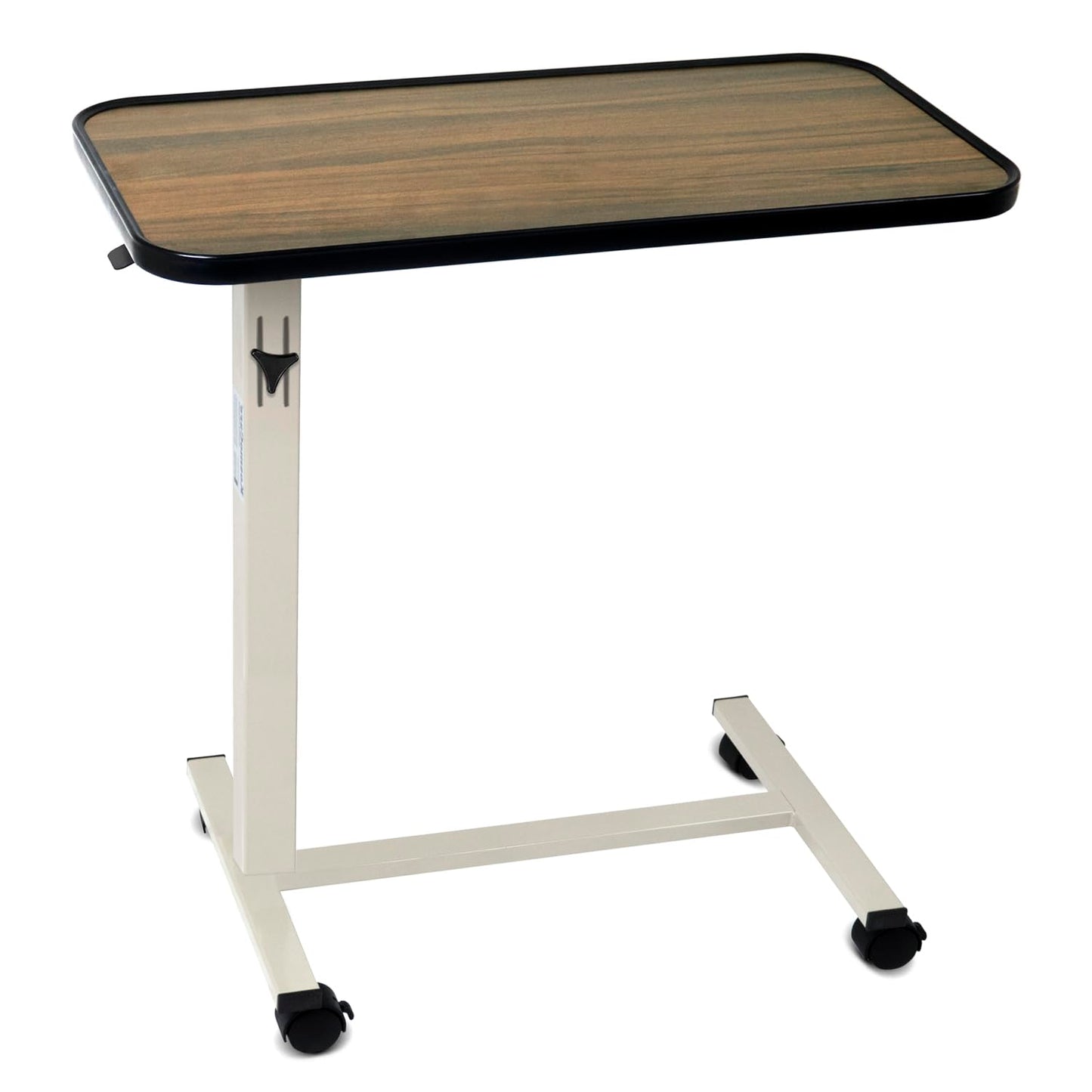 KosmoCare Height Adjustable Multipurpose Table Trolley (Hydraulic - Cherry Wood, Cherry Wood)